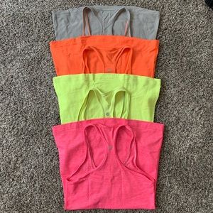 (4) size 6 tank tops